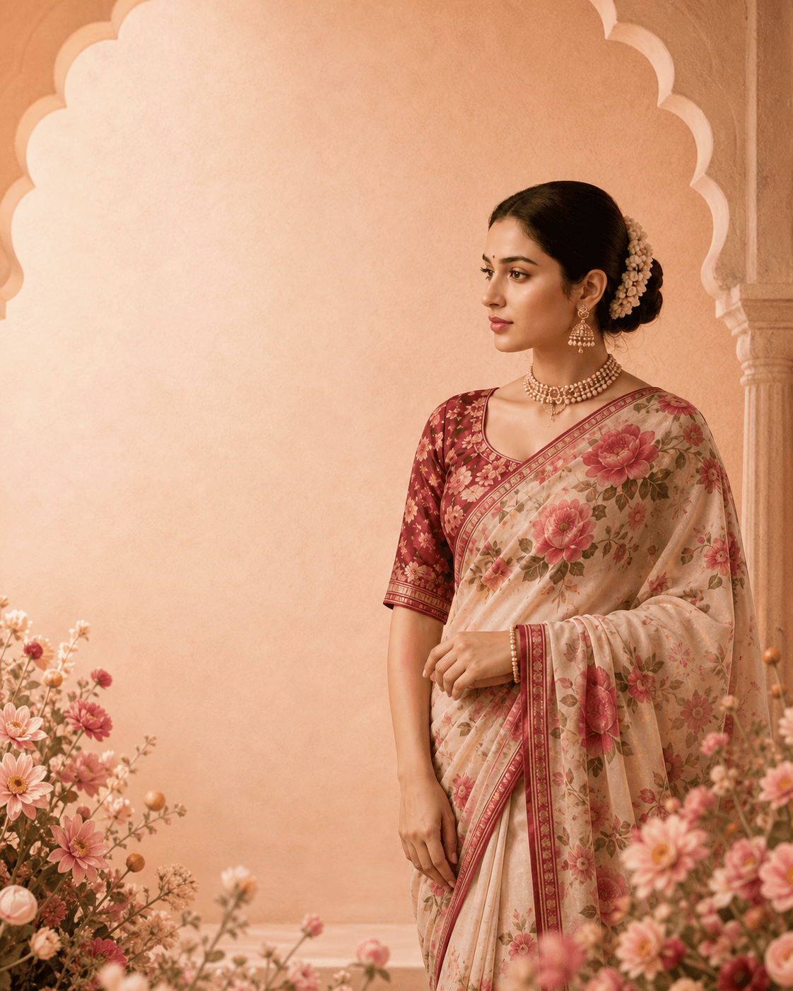 Nhavyaas Boutique saree styling